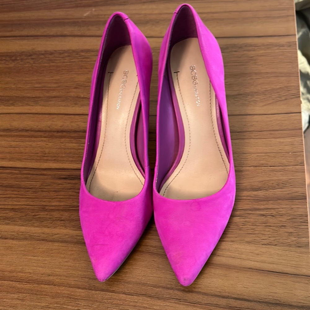 Pink high heels